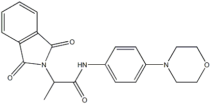 2-(1,3-dioxo-1,3-dihydro-2H-isoindol-2-yl)-N-[4-(4-morpholinyl)phenyl]propanamide