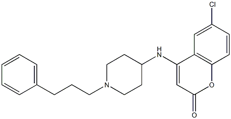 6-chloro-4-{[1-(3-phenylpropyl)-4-piperidinyl]amino}-2H-chromen-2-one|