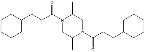  1,4-bis(3-cyclohexylpropanoyl)-2,5-dimethylpiperazine