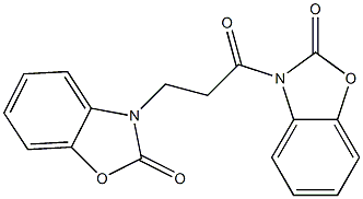 3-[3-(2-oxo-1,3-benzoxazol-3(2H)-yl)propanoyl]-1,3-benzoxazol-2(3H)-one