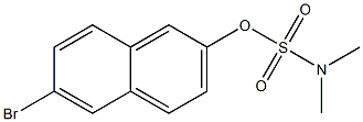 6-bromo-2-naphthyl dimethylsulfamate Structure