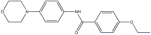 4-ethoxy-N-[4-(4-morpholinyl)phenyl]benzamide Structure
