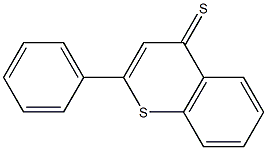 2-phenyl-4H-thiochromene-4-thione Struktur
