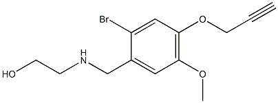 2-{[2-bromo-5-methoxy-4-(2-propynyloxy)benzyl]amino}ethanol