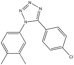  5-(4-chlorophenyl)-1-(3,4-dimethylphenyl)-1H-tetraazole