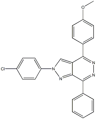 2-(4-chlorophenyl)-4-(4-methoxyphenyl)-7-phenyl-2H-pyrazolo[3,4-d]pyridazine