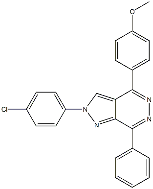  2-(4-chlorophenyl)-4-(4-methoxyphenyl)-7-phenyl-2H-pyrazolo[3,4-d]pyridazine