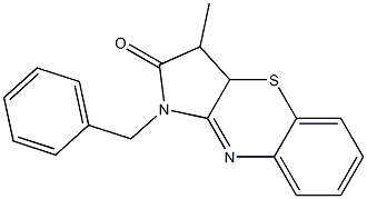 1-benzyl-3-methyl-3,3a-dihydropyrrolo[3,2-b][1,4]benzothiazin-2(1H)-one