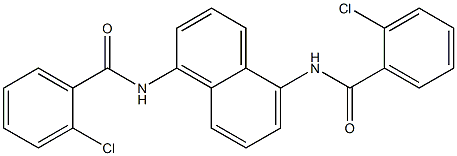 2-chloro-N-{5-[(2-chlorobenzoyl)amino]-1-naphthyl}benzamide