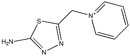 1-[(5-amino-1,3,4-thiadiazol-2-yl)methyl]pyridinium