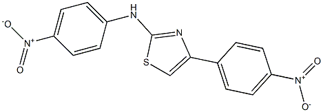 2-{4-nitroanilino}-4-{4-nitrophenyl}-1,3-thiazole Struktur