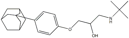 1-[(1,1-dimethylethyl)amino]-3-[(4-tricyclo[3.3.1.1~3,7~]dec-1-ylphenyl)oxy]propan-2-ol
