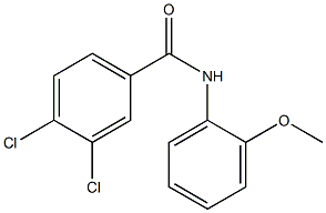 3,4-dichloro-N-(2-methoxyphenyl)benzamide Structure