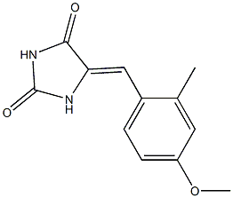  5-(4-methoxy-2-methylbenzylidene)-2,4-imidazolidinedione