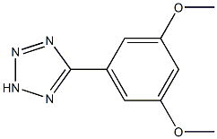 5-(3,5-dimethoxyphenyl)-2H-tetraazole,,结构式