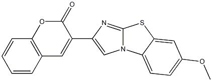 3-(7-methoxyimidazo[2,1-b][1,3]benzothiazol-2-yl)-2H-chromen-2-one