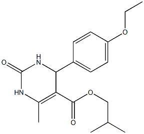 isobutyl 4-(4-ethoxyphenyl)-6-methyl-2-oxo-1,2,3,4-tetrahydro-5-pyrimidinecarboxylate