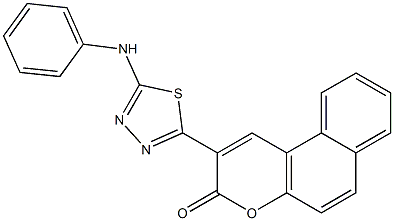 2-(5-anilino-1,3,4-thiadiazol-2-yl)-3H-benzo[f]chromen-3-one