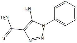 5-amino-1-phenyl-1H-1,2,3-triazole-4-carbothioamide Structure