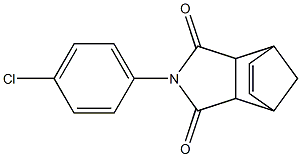 4-(4-chlorophenyl)-4-azatricyclo[5.2.1.0~2,6~]dec-8-ene-3,5-dione,,结构式