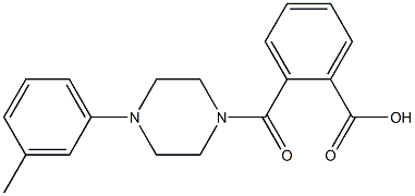  2-{[4-(3-methylphenyl)-1-piperazinyl]carbonyl}benzoic acid