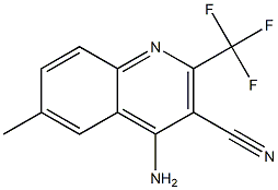  4-amino-6-methyl-2-(trifluoromethyl)-3-quinolinecarbonitrile