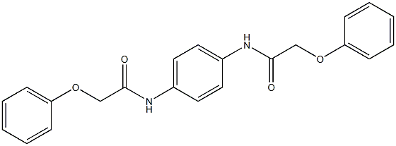 2-phenoxy-N-{4-[(phenoxyacetyl)amino]phenyl}acetamide,,结构式
