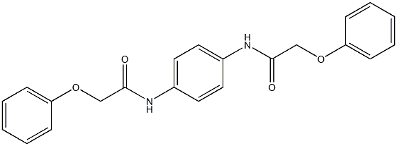 2-phenoxy-N-{4-[(phenoxyacetyl)amino]phenyl}acetamide Structure