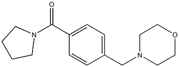  4-[4-(1-pyrrolidinylcarbonyl)benzyl]morpholine