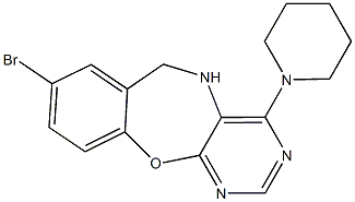 8-bromo-4-(1-piperidinyl)-5,6-dihydropyrimido[4,5-b][1,4]benzoxazepine