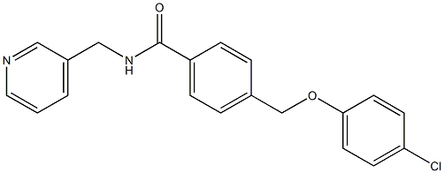 4-[(4-chlorophenoxy)methyl]-N-(3-pyridinylmethyl)benzamide