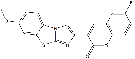 6-bromo-3-(7-methoxyimidazo[2,1-b][1,3]benzothiazol-2-yl)-2H-chromen-2-one