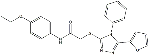 N-[4-(ethyloxy)phenyl]-2-[(5-furan-2-yl-4-phenyl-4H-1,2,4-triazol-3-yl)sulfanyl]acetamide