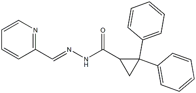 2,2-diphenyl-N'-(2-pyridinylmethylene)cyclopropanecarbohydrazide