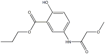 propyl 2-hydroxy-5-[(methoxyacetyl)amino]benzoate|