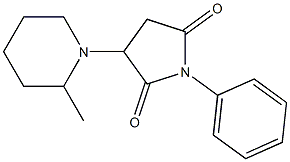 3-(2-methyl-1-piperidinyl)-1-phenyl-2,5-pyrrolidinedione|