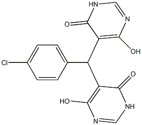 5-[(4-chlorophenyl)(4-hydroxy-6-oxo-1,6-dihydropyrimidin-5-yl)methyl]-6-hydroxypyrimidin-4(3H)-one