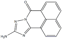 10-amino-7H-benzo[de][1,2,4]triazolo[5,1-a]isoquinolin-7-one Struktur