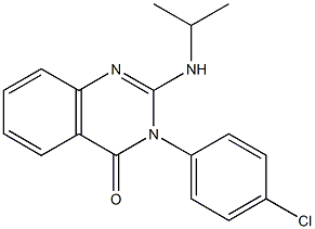 3-(4-chlorophenyl)-2-(isopropylamino)-4(3H)-quinazolinone