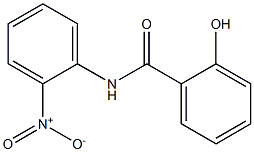 2-hydroxy-N-{2-nitrophenyl}benzamide Struktur