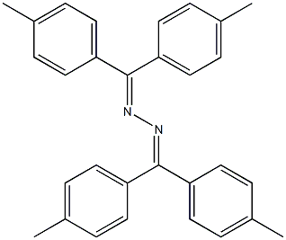 bis(4-methylphenyl)methanone [bis(4-methylphenyl)methylene]hydrazone 结构式