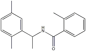 N-[1-(2,5-dimethylphenyl)ethyl]-2-methylbenzamide Structure