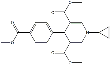 dimethyl 1-cyclopropyl-4-[4-(methoxycarbonyl)phenyl]-1,4-dihydro-3,5-pyridinedicarboxylate