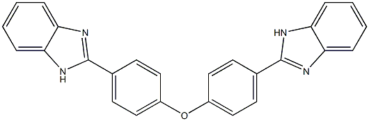 2-{4-[4-(1H-benzimidazol-2-yl)phenoxy]phenyl}-1H-benzimidazole,,结构式