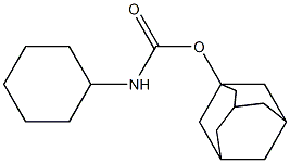 1-adamantyl cyclohexylcarbamate,,结构式