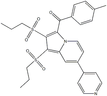 [1,2-bis(propylsulfonyl)-7-(4-pyridinyl)-3-indolizinyl](4-methylphenyl)methanone