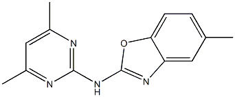 N-(4,6-dimethyl-2-pyrimidinyl)-N-(5-methyl-1,3-benzoxazol-2-yl)amine