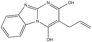 3-allylpyrimido[1,2-a]benzimidazole-2,4-diol Struktur