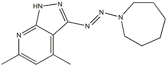 3-(1-azepanyldiazenyl)-4,6-dimethyl-1H-pyrazolo[3,4-b]pyridine