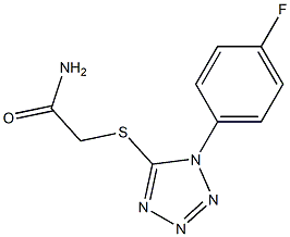 2-{[1-(4-fluorophenyl)-1H-tetraazol-5-yl]sulfanyl}acetamide